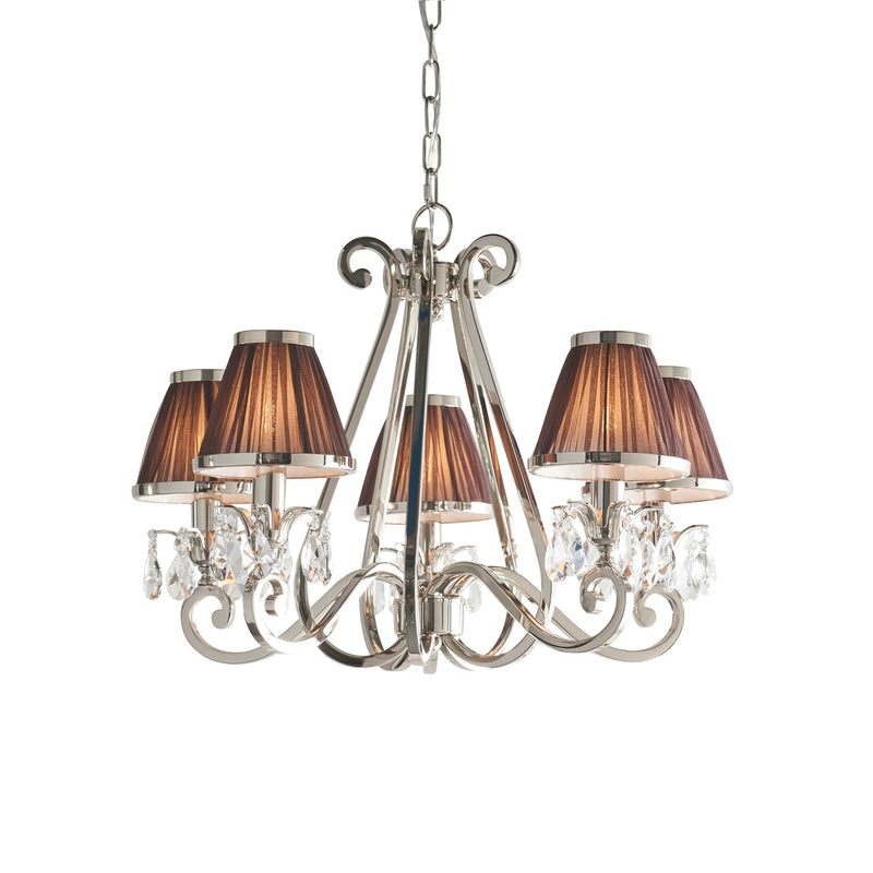 Endon 63511 Oksana nickel 5lt Pendant