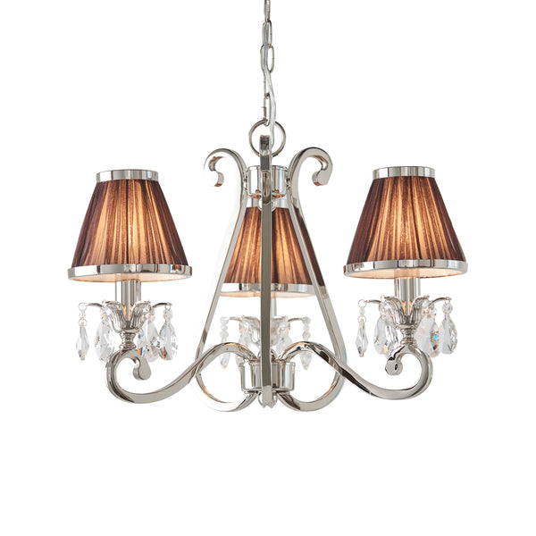 Endon 63513 Oksana nickel 3lt Pendant