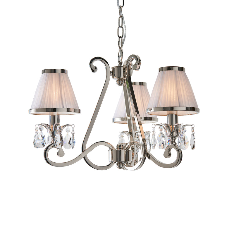 Endon 63514 Oksana nickel 3lt Pendant