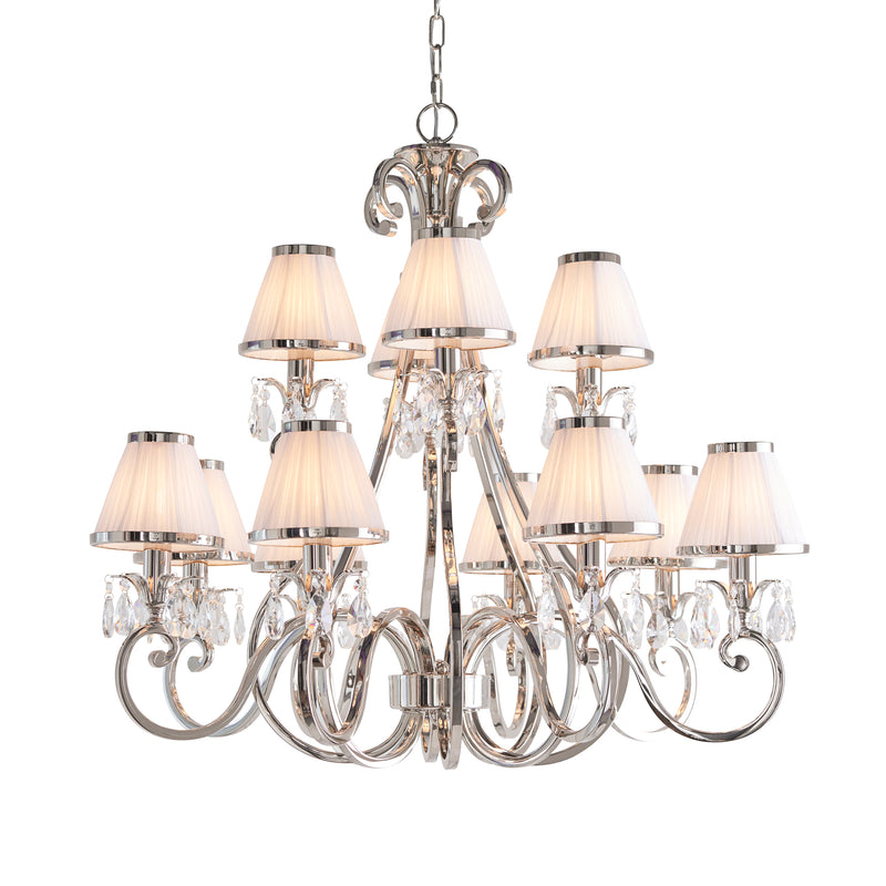 Endon 63517 Oksana nickel 12lt Pendant