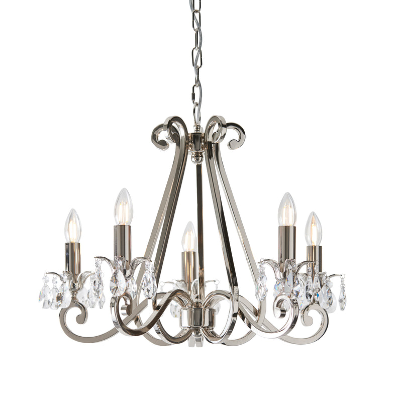 Endon UL1P5N Oksana nickel 5lt Pendant