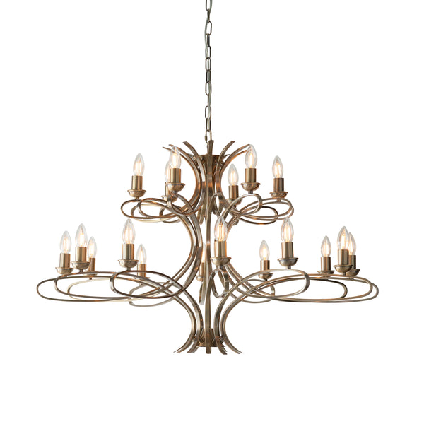 Endon CA7P18BB Penn brushed brass 18lt Pendant