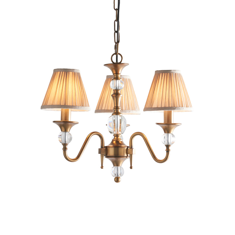 Endon 63586 Polina antique brass 3lt Pendant