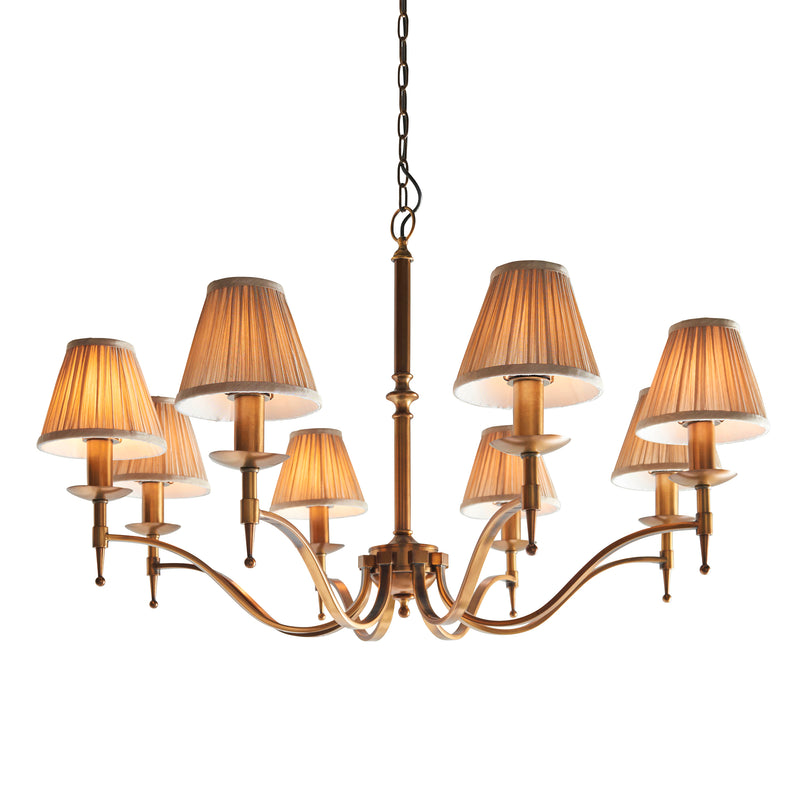 Endon 63629 Stanford antique brass 8lt Pendant