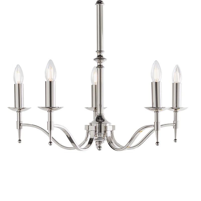 Endon CA1P5N Stanford nickel 5lt Pendant