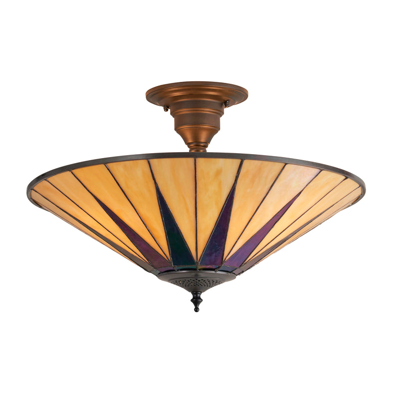 Endon 64043 Dark star 3lt Semi flush