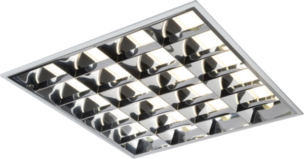 Knightsbridge MLA MRB418EMHF 230V IP20 4x18W T8 HF CAT2 Emergency Modular Fluorescent Fitting  600x600mm