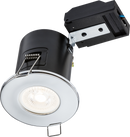 Knightsbridge MLA VFCFC 230V IP20 Fixed GU10 Fire-Rated Downlight - Chrome