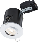 Knightsbridge MLA VFCFTW 230V IP20 Tilt GU10 Fire-Rated Downlight -White