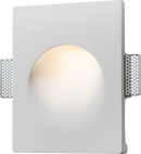 Knightsbridge MLA PWRCC 230V GU10 35W Recessed Round Plaster Wall Light