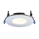 Saxby Orbital Plus Recessed Downlight, Chrome, Warm White (69882)
