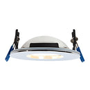 Saxby Orbital Plus Recessed Downlight, Chrome, Warm White (69882)