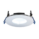 Saxby Orbital Plus Recessed Downlight, Chrome, Cool White (69885)