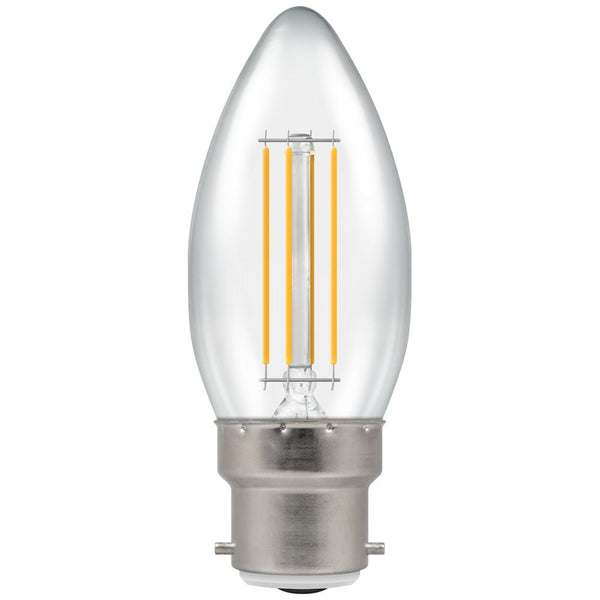 Candle LED Filament Lamp, 4W, 6500K (B C35-C B22)