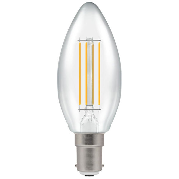Candle LED Filament Lamp, 4W, 6500K (B C35-C B15)