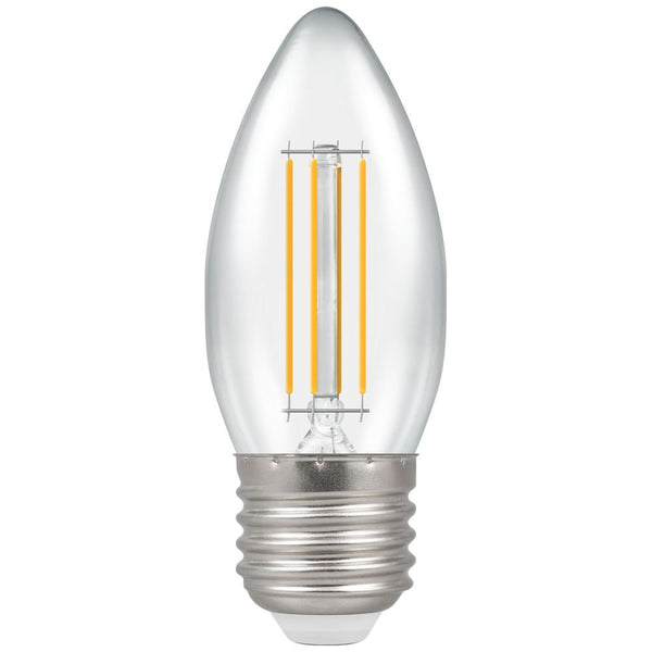 Candle LED Filament Lamp, 4W, 6500K (B C35-C E27)