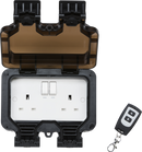 Knightsbridge MLA OP9R Remote Controlled IP66 13A 2G outdoor Socket