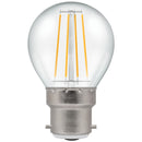 Golfball LED Filament Lamp, 4W, 2700K (B G45-C B22)