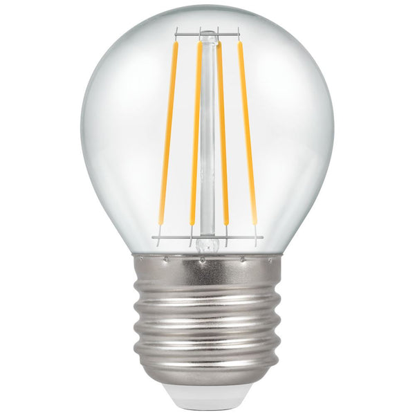 Golfball LED Filament Lamp, 4W, 2700K (B G45-C E27)
