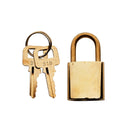 Crabtree 748 Brass Padlock and Two Keys