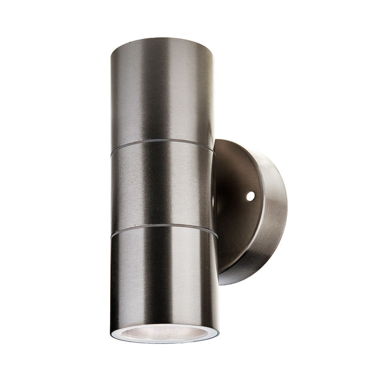 V-Tac VT-7622 2 Way Gu10 Up-Down Wall Fitting,Stainless Steel Body- Ip44