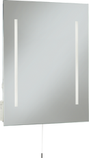 Knightsbridge MLA MLRCTM2 230V IP44 10W 500 x 390mm LED Mirror with Dual Shaver Socket