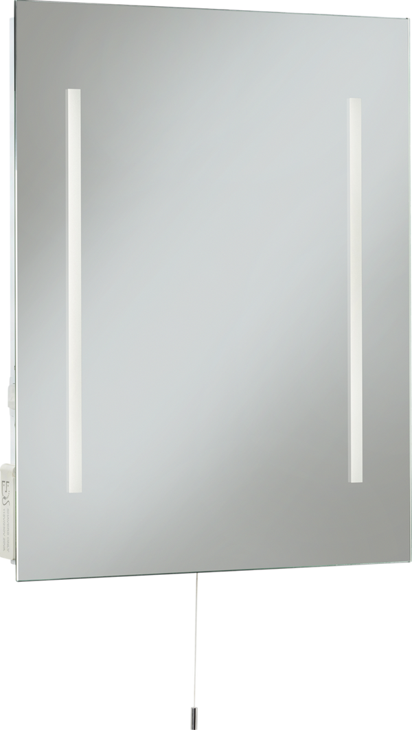 Knightsbridge MLA MLRCTM2 230V IP44 10W 500 x 390mm LED Mirror with Dual Shaver Socket