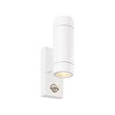 Saxby Palin PIR 2LT Palin Up & Down Wall Light IP44 7W (75440)
