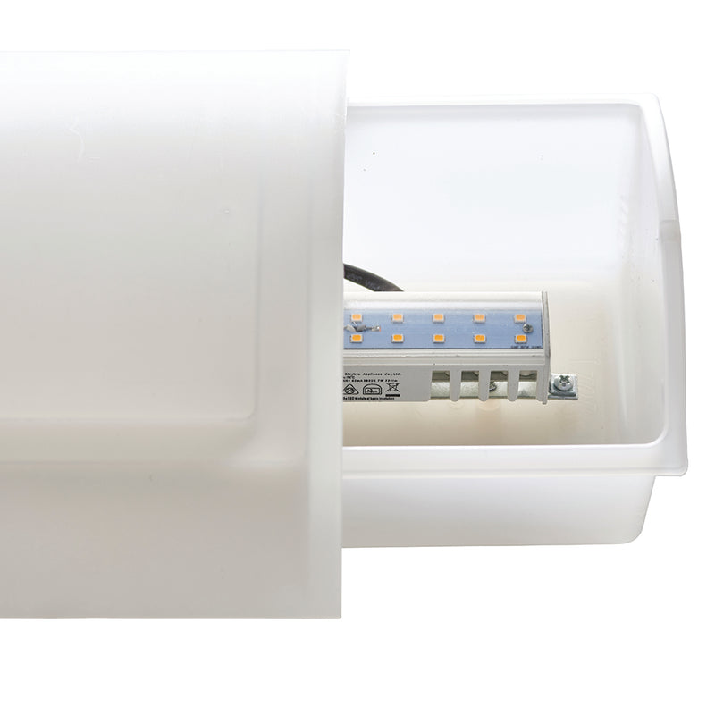 Saxby 75931 Bianco LED PIR 1lt wall IP44 7W warm white