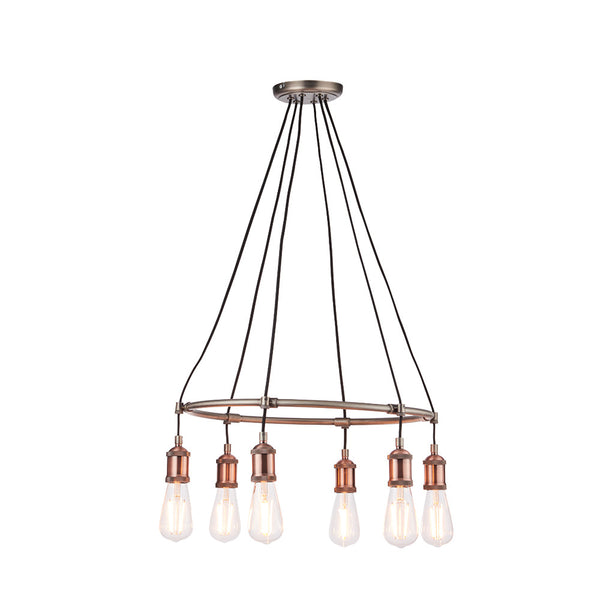 Endon 76337 Hal 6lt Pendant