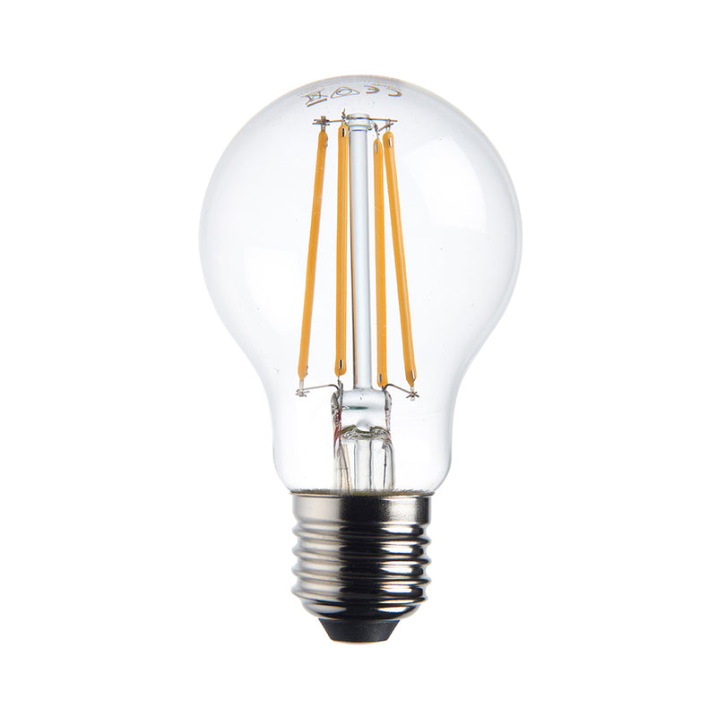 Saxby 76800 B22 LED filament GLS dimmable 8W warm white