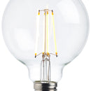 Saxby 76801 E27 LED filament globe dimmable 95mm 7W warm white