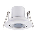 Saxby 78520 ShieldECO 800 Tilt 8.5W Warm White, White plate