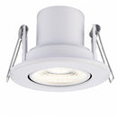 Saxby 78521 ShieldECO 800 Tilt 8.5W Cool White, White plate