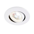 Saxby 78521 ShieldECO 800 Tilt 8.5W Cool White, White plate