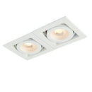 Saxby 78531 Xeno Twin (2-Light) Dimmable Spotlight 7W - Matt White