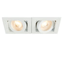 Saxby 78531 Xeno Twin (2-Light) Dimmable Spotlight 7W - Matt White