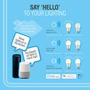 Saxby 79305 Orbital Smart IP65 9W CCT, Matt White