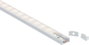 Knightsbridge MLA 1MSURW 1M Aluminium Profile - Surface Mount Flat in White