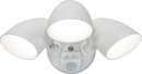 Knightsbridge MLA SL30CCTW 110-230V IP65 Triple Head White 30W Security Floodlight with PIR, Sensor, CCT and Manual Override