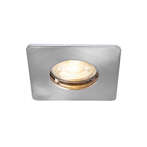 Saxby 80245 Speculo Square IP65 50W,  Brushed Chrome Finish
