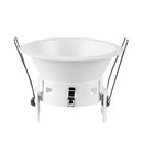 PACK OF 10 - Saxby 80247 Speculo Anti-Glare LED Downlight IP65 50W  Matt White Finish, Waterproof & Energy Efficient