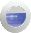 Knightsbridge MLA NH020B 230V IP54 Recessed Round Indoor/Outdoor LED Guide/Stair/Wall Light Blue LED