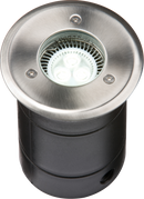 Knightsbridge MLA WGULED 230V IP67 Grade 304 Stainless Steel Walkover / Driveover Light, Depth - 140mm, Flange - 105MM