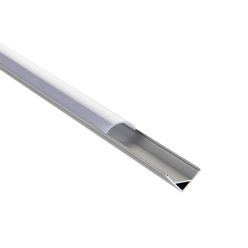 Saxby 80501 Rigel Corner 2m Aluminium Profile-Extrusion Sliver