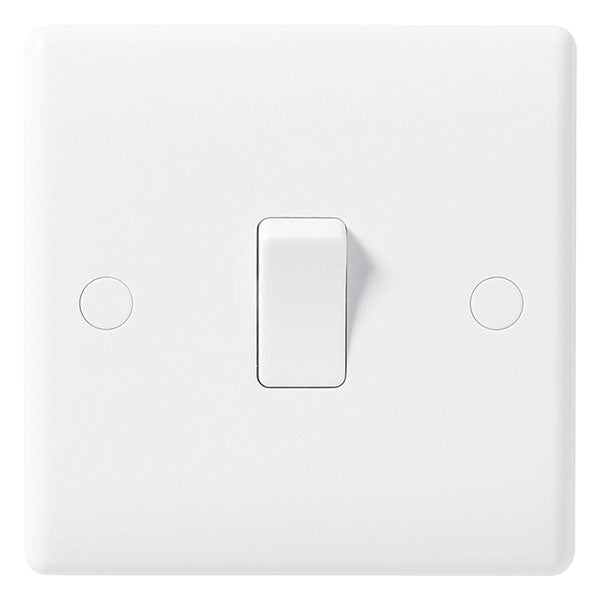 BG 812 White Nexus Moulded Single Switch, 10AX 2 Way
