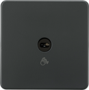 Knightsbridge MLA Screwless SFTS1AT 230V 1G 1-way Touchless Switch - Anthracite