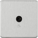 Knightsbridge MLA Screwless SFTS1BC 230V 1G 1-way Touchless Switch - Brushed Chrome