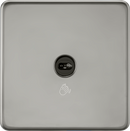 Knightsbridge MLA Screwless SFTS1BN 230V 1G 1-way Touchless Switch - Black Nickel