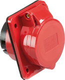 Knightsbridge MLA IN0017 415V IP44 16A Angled Panel Mount Socket 3P+N+E